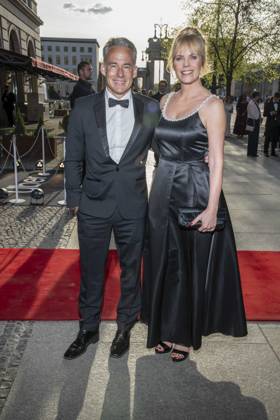 ABB PRESS BALL Marco Girnth and Melanie Marschke as guests at the 73 Federal Press Ball at the Hotel Adlon Kempinski on 17 04 2026 in Berlin