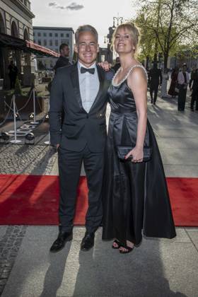 ABB PRESS BALL Marco Girnth and Melanie Marschke as guests at the 73 Federal Press Ball at the Hotel Adlon Kempinski on 17 04 2026 in Berlin