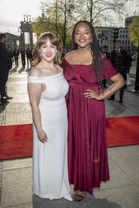ABB PRESS BALL Ricarda Lang and Aminata Toure Buendnis 90 Die Gruenen as guests at the 73 Federal Press Ball at the Hotel Adlon Kempinski on 17 04 2026 in Berlin