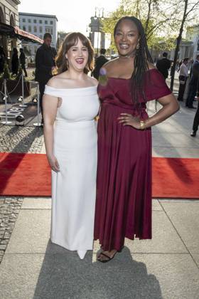ABB PRESS BALL Ricarda Lang and Aminata Toure Buendnis 90 Die Gruenen as guests at the 73 Federal Press Ball at the Hotel Adlon Kempinski on 17 04 2026 in Berlin