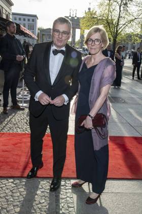 ABB PRESS BALL Stefan Kornelius and his wife as guests at the 73rd Federal Press Ball at the Hotel Adlon Kempinski on 17 April 2026 in Berlin