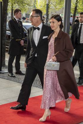ABB PRESS BALL Cem Ozdemir with Mrs. Flavia Zaka Buendnis 90 Die Gruenen as guest at the73 Federal Press Ball at the Hotel Adlon Kempinski on 17 04 2026 in Berlin