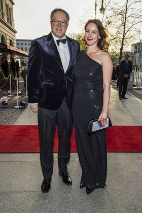 ABB PRESS BALL Mario Voigt and Constanze Fuenfstueck as guests at the 73rd Federal Press Ball at the Hotel Adlon Kempinski on 17 04 2026 in Berlin