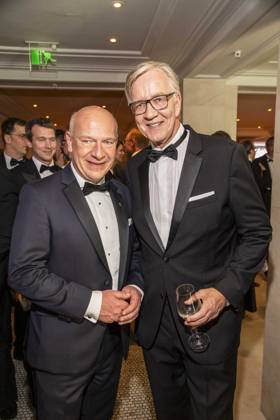 ABB PRESS BALL Kai Wegner and Dietmar Bartsch as guests at the 73rd Federal Press Ball at the Hotel Adlon Kempinski on 17 04 2026 in Berlin