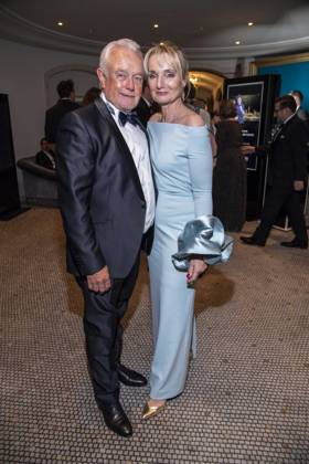 ABB PRESS BALL Wolfgang Kubicki and Mrs. Annette Marberth Kubicki FDP as guests at the 73 Federal Press Ball at the Hotel Adlon Kempinski on 17 04 2026 in Berlin