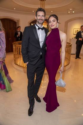 ABB PRESS BALL Danielle Bezaire and Arne Friedrich girlfriend dancing as guests at the 73 Federal Press Ball at the Hotel Adlon Kempinski on 17 04 2026 in Berlin