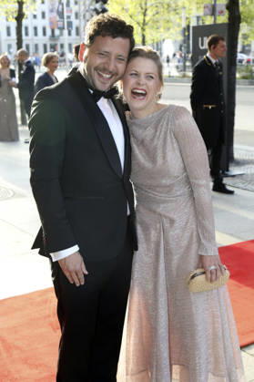 Felix Banaszak with his wife Charlotte at the 73 Federal Press Ball 2026 at the Hotel Adlon Kempinski Berlin, 17 04 2026 Foto:xAgenturxWehnertx xGränzdörferx xFuturexImagex bundespresseball_6456