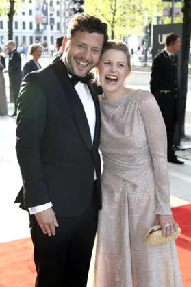 Felix Banaszak with his wife Charlotte at the 73 Federal Press Ball 2026 at the Hotel Adlon Kempinski Berlin, 17 04 2026 Foto:xAgenturxWehnertx xGränzdörferx xFuturexImagex bundespresseball_6458