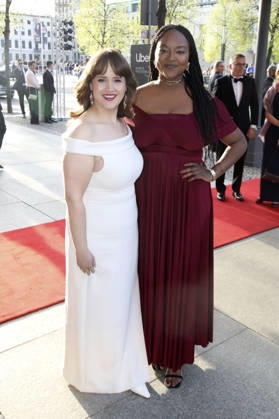 Ricarda Lang and Aminata Toure at the 73 Federal Press Ball 2026 at the Hotel Adlon Kempinski Berlin, 17 04 2026 Foto:xAgenturxWehnertx xGränzdörferx xFuturexImagex bundespresseball_6466