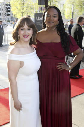 Ricarda Lang and Aminata Toure at the 73 Federal Press Ball 2026 at the Hotel Adlon Kempinski Berlin, 17 04 2026 Foto:xAgenturxWehnertx xGränzdörferx xFuturexImagex bundespresseball_6467