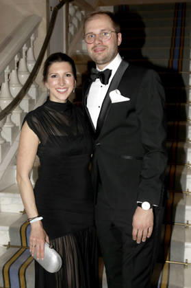 Charlotte Potts and Philip P at the 73 Federal Press Ball 2026 at the Hotel Adlon Kempinski Berlin, 17 04 2026 Foto:xAgenturxWehnertx xGränzdörferx xFuturexImagex bundespresseball_6519