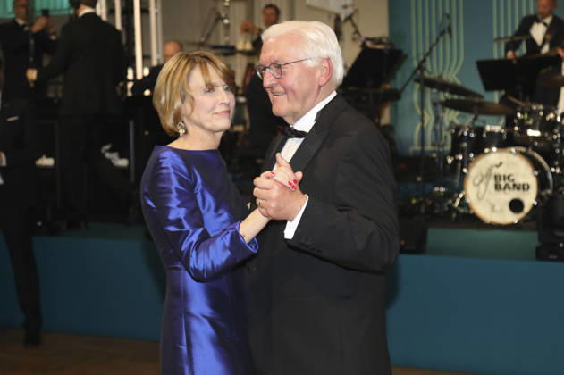 Frank Walter Steinmeier with his wife Elke Büdenbender at the 73 Federal Press Ball 2026 at the Hotel Adlon Kempinski Berlin, 17 04 2026 Foto:xAgenturxWehnertx xGränzdörferx xFuturexImagex bundespresseball_6536