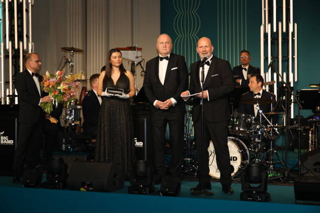 Andreas Rinke and Mathis Feldhoff at the 73 Federal Press Ball 2026 at the Hotel Adlon Kempinski Berlin, 17 04 2026 Copyright: xAgenturxMatthiasxWehnertx xM.xGränzdörferx
