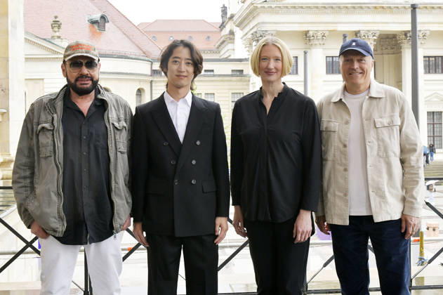 Marian Gold, Hayato Sumino, Joana Mallwitz and Joja Wendt at the photo session for the Classic Open Air 2026 at Gendarmenmarkt Berlin, 20 04 2026 Foto:xM.xBehrensx xFuturexImagex classic_6405
