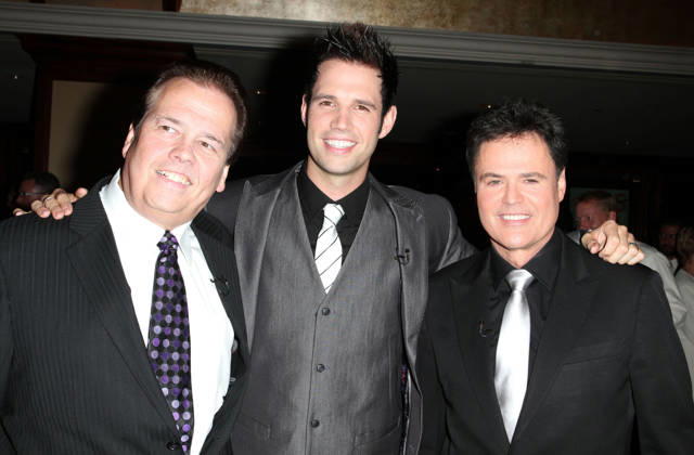 **FILE PHOTO** Alan Osmond Has Passed Away. 27 September 2010 - Century City, CA - Alan Osmond, David Osmond and Donny Osmond. The National Multiple Sclerosis Society s 36th Annual Dinner of Champions held at the Hyatt Regency Plazza Hotel. Photo Copyright: xAdMedia MediaPunchx