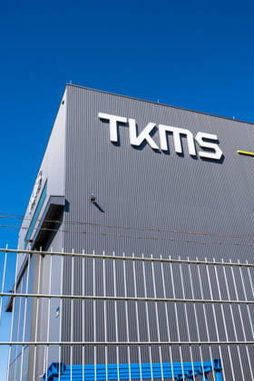 Kiel, April 22, 2026, Federal Minister of Defense Boris Pistorius and his Indian counterpart Rajnath Singh visit TKMS to gain insights into submarine production at tkms Kiel Schleswig Holstein Germany