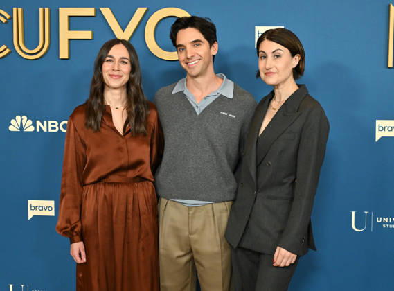 NBC Universal FYC Event Lucia Aniello, Paul W. Downs and Jen Statsky arriving to the NBC Universal FYC Event at Avra Beverly Hills on April 22, 2026 in Beverly Hills, CA. Beverly Hills Avra Beverly Hills California USA Copyright: xLISAxOConnor AFF-USA.comx