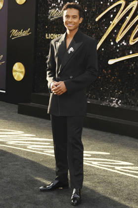 Jaafar Jackson at the premiere of the movie Michael at the Dolby Theatre Los Angeles, 20 04 2026 Foto:xJ.xMayerx xFuturexImagex michael_6819