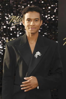 Jaafar Jackson at the premiere of the movie Michael at the Dolby Theatre Los Angeles, 20 04 2026 Foto:xJ.xMayerx xFuturexImagex michael_6824