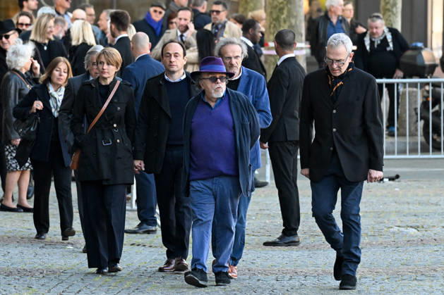Nathalie Baye Funeral - Paris Jean-Michel Ribes attending the funeral of French actress Nathalie Baye at Saint Sulpice Church, in Paris, France on April 24, 2026. Photo by Lionel Urman ABACAPRESS.COM Paris Ile-de-France France  Copyright: xUrmanxLionel ABACAx
