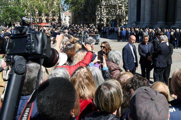 Laura Smet Thanks Public at Nathalie Baye s Funeral - Paris Laura Smet thanks public after Nathalie Baye s funeral at Saint Sulpice Church, in Paris, France on April 24, 2026. Photo by Lionel Urman ABACAPRESS.COM Paris Ile-de-France France  Copyright: xUrmanxLionel ABACAx