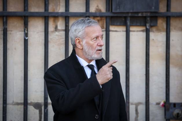 Paris, France le 24 avril 2026 - Obseques de l actrice Nathalie Baye en l Eglise St Sulpice - Funeral of actress Nathalie Baye in St Sulpice Church - Ici Francis Huster  Copyright: xSebastienxTOUBONx