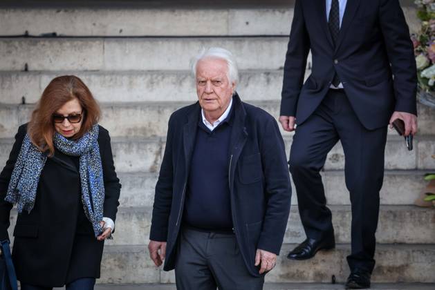 Paris, France le 24 avril 2026 - Obseques de l actrice Nathalie Baye en l Eglise St Sulpice - Funeral of actress Nathalie Baye in St Sulpice Church - Ici Andre Dussollier  Copyright: xSebastienxTOUBONx