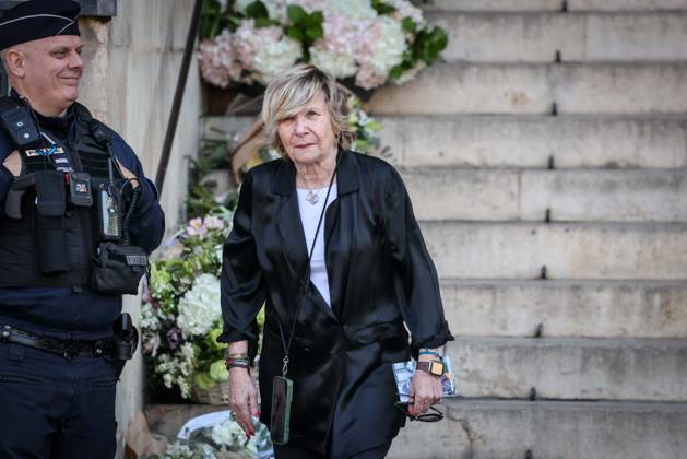 Paris, France le 24 avril 2026 - Obseques de l actrice Nathalie Baye en l Eglise St Sulpice - Funeral of actress Nathalie Baye in St Sulpice Church - Ici Michele Marchand, dite Mimi Marchand  Copyright: xSebastienxTOUBONx