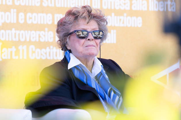 Writer Dacia Maraini will be participating in a talk at the 2026 Resistance Festival in Rome.  Copyright: xMatteoxNardonex xipa-agency.netx xMatteoxNardonex IPA_Agency_IPA74200618