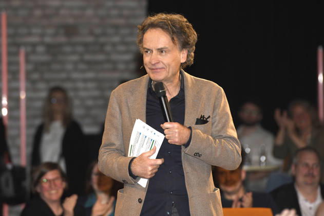 Giovanni di Lorenzo at the recording of the RB talk show 3nach9 at Radio Bremen Studio Bremen, 24 04 2026 Foto:xC.xNiehausx xFuturexImagex 3nach9_6401