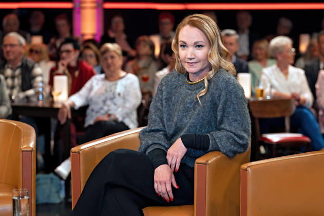 MDR Riverboat actress Lisa Maria Potthoff on the occasion of the recording of the MDR talk show Riverboat on 24 04 2026 at Mediacity Leipzig 20260424ADO0005