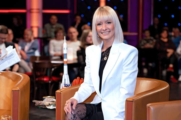 MDR Riverboat singer Christin Stark on the occasion of the recording of the MDR talk show Riverboat on 24 04 2026 at Mediacity Leipzig 20260424ADO0030