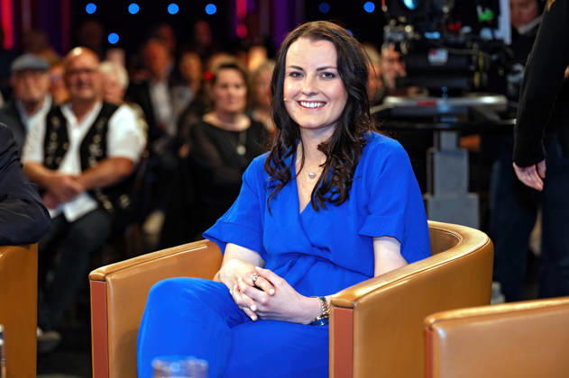 MDR Riverboat Nicole John Chairwoman of the Board Childrens Hospital Concerts Magdeburg and emergency paramedic on the occasion of the recording of the MDR talk show Riverboat on 24 04 2026 at Mediacity Leipzig 20260424ADO0031