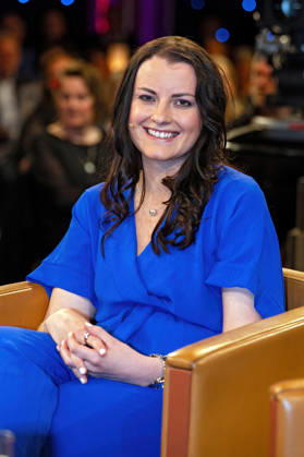 MDR Riverboat Nicole John Chairwoman of the Board Childrens Hospital Concerts Magdeburg and emergency paramedic on the occasion of the recording of the MDR talk show Riverboat on 24 04 2026 at Mediacity Leipzig 20260424ADO0033