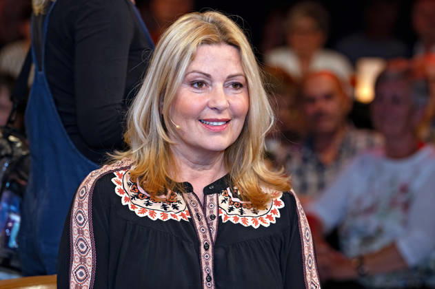 MDR Riverboat actress Karin Thaler on the occasion of the recording of the MDR talk show Riverboat on 24 04 2026 at Mediacity Leipzig 20260424ADO0041