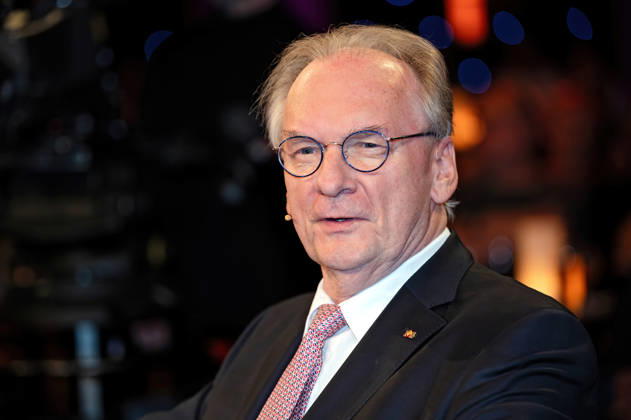 MDR Riverboat Dr. Reiner Haseloff Prime Minister a D of Saxony Anhalt on the occasion of the recording of the MDR talk show Riverboat on 24 04 2026 in the Mediacity Leipzig 20260424ADO0057