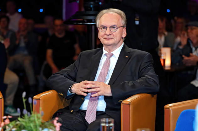 MDR Riverboat Dr. Reiner Haseloff Prime Minister a D of Saxony Anhalt on the occasion of the recording of the MDR talk show Riverboat on 24 04 2026 in the Mediacity Leipzig 20260424ADO0060