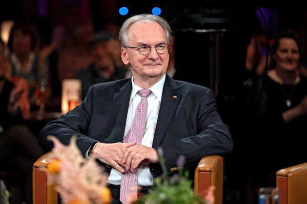 MDR Riverboat Dr. Reiner Haseloff Prime Minister a D of Saxony Anhalt on the occasion of the recording of the MDR talk show Riverboat on 24 04 2026 in the Mediacity Leipzig 20260424ADO0065