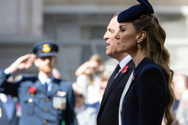 HRH Princess of Wales attends Anzac Day Commemorations at the Cenotaph, London, UK 25 April 2026 Her Royal Highness Princess of Wales lays a wreath at the Cenotaph, London, UK, on 25 April 2026, on behalf of His Majesty The King during the Anzac Day commemorative service. Anzac Day has been observed in London since King George V attended the first service at Westminster Abbey in 1916 to mark the anniversary of the landings at Gallipoli, and has since become an important moment to commemorate all Australians and New Zealanders who have lost their lives in conflict., Credit:Pete Speller Avalon UK, London  Copyright: xPetexSpellerx xAvalonx 1094243906