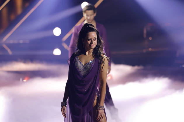 Internet personality Joel Mattli and dancer Malika Dzumaev at the seventh dance show of the 19th season of the RTL dance show Lets Dance at the Coloneum Cologne, 24 04 2026 NRW Germany Copyright: xChristophxHardtx