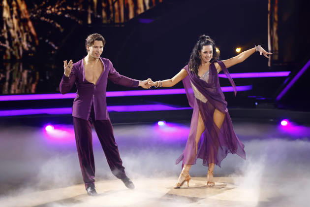 Internet personality Joel Mattli and dancer Malika Dzumaev at the seventh dance show of the 19th season of the RTL dance show Lets Dance at the Coloneum Cologne, 24 04 2026 NRW Germany Copyright: xChristophxHardtx