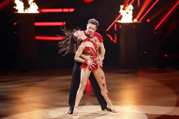 Drummer Gustav Schäfer Tokio Hotel and dancer Anastasia Maruster at the seventh dance show of the 19th season of the RTL dance show Lets Dance at the Coloneum Cologne, 24 04 2026 NRW Germany Copyright: xChristophxHardtx