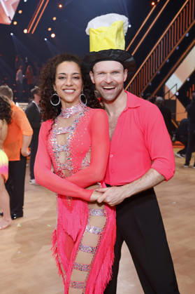 Singer Nadja Benaissa No Angels and dancer Vadim Garbuzov at the seventh dance show of the 19th season of the RTL dance show Lets Dance at the Coloneum Cologne, 24 04 2026 NRW Germany Copyright: xChristophxHardtx