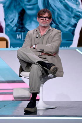 Milan, TV show Tv Talk, Rai3, - Mia Ceran, Anna Bisogno, Filippo Facci  Copyright: xAlbertoxTerenghix xipa-agency.netx xComi Terenghix IPA_Agency_IPA74223350