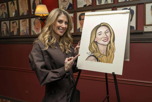 April 24, 2026, New York, Ny, United States: Caissie Levy joins the legendary wall of caricatures at Sardi s. Held at SardiÃ¢â‚¬â ¢s in New York. Zuma Press April 24, 2026. New York United States  - ZUMAp281 20260424_zea_p281_026 Copyright: xPhotoxImagexPressx