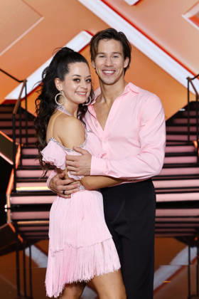 Internet personality Joel Mattli and dancer Malika Dzumaev at the seventh dance show of the 19th season of the RTL dance show Lets Dance at the Coloneum Cologne, 24 04 2026 NRW Germany Copyright: xChristophxHardtx