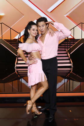 Internet personality Joel Mattli and dancer Malika Dzumaev at the seventh dance show of the 19th season of the RTL dance show Lets Dance at the Coloneum Cologne, 24 04 2026 NRW Germany Copyright: xChristophxHardtx