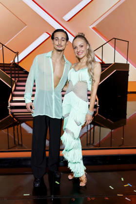 Singer Milano Milane Baybah and professional dancer Marta Arndt at the seventh dance show of the 19th season of the RTL dance show Lets Dance at the Coloneum Cologne, 24 04 2026 NRW Germany Copyright: xChristophxHardtx