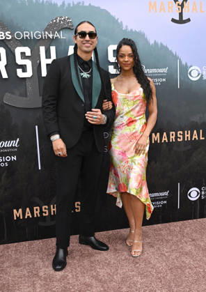 ˜Marshals™ FYC Tatanka Means and Ash Santos arriving to the Marshals FYC held at Paramount Studios on April 25, 2026 in Hollywood, CA. Hollywood Paramount Studios California USA Copyright: xLisaxOConnorx xAFF-USA.comx