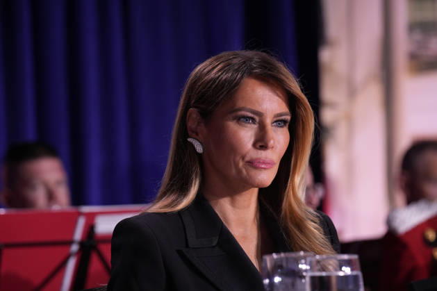 First Lady Melania Trump participates in the White House Correspondents Association Dinner in Washington, DC on Saturday, April 25, 2026.  WASP20260425115 YurixGripas